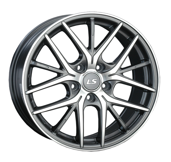 LS315 7x17/5x114.3 D73.1 ET40 Насыщенный темно-серый полностью полированный