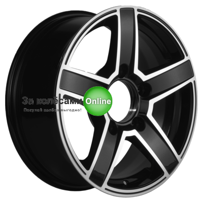 Khomen Wheels KHW1614 (Niva 4x4) 6,5x16/5x139,7 ET40 D98,5 Black-FP