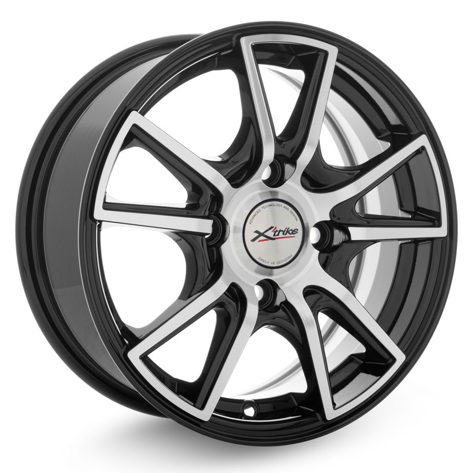 X`trike X-104 6x14/4x98 D58.5 ET38 BK/FP