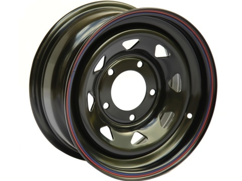 Off-Road Wheels №87M 8x16/5x139.7 D110 ET-25 Черный-Мат