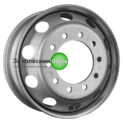 SRW 10/285/220/165 8,25x22,5/10x285,75 ET165 D220 Silver (3228220) (13,5 мм) Китай, Американец 3 350 кг с вент.