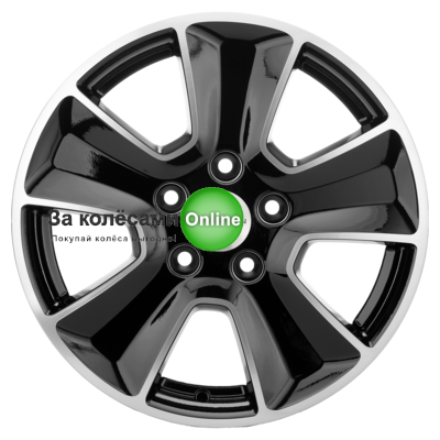 Khomen Wheels KHW1601 (Huyndai/Kia) 6,5x16/5x114,3 ET50 D67,1 Black-FP