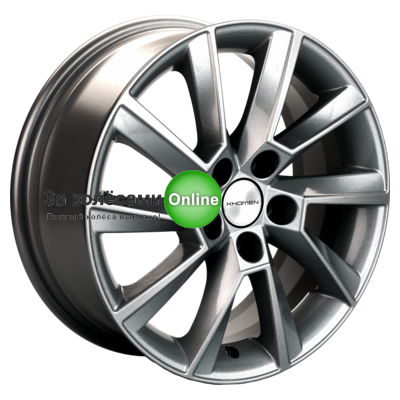 Khomen Wheels KHW1507 (Polo) 6x15/5x100 ET40 D57,1 Gray-FP