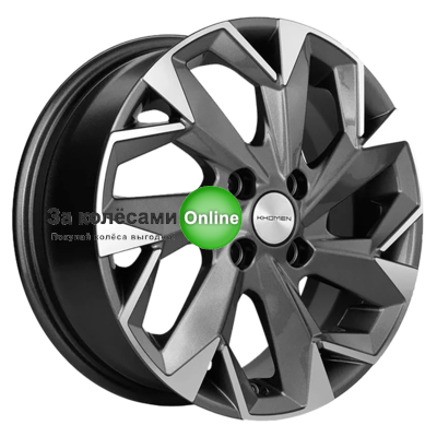 Khomen Wheels KHW1508 (Logan/Sandero) 6x15/4x100 ET40 D60,1 Gray-FP