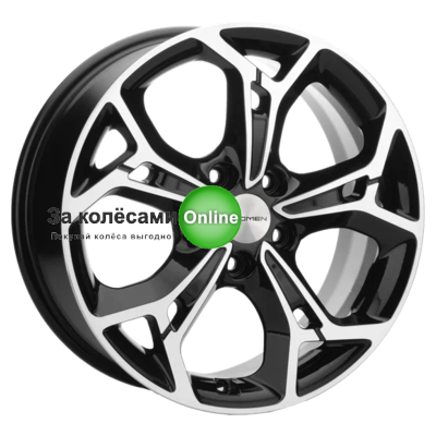Khomen Wheels KHW1702 (Forester) 7x17/5x114,3 ET48 D56,1 Black-FP