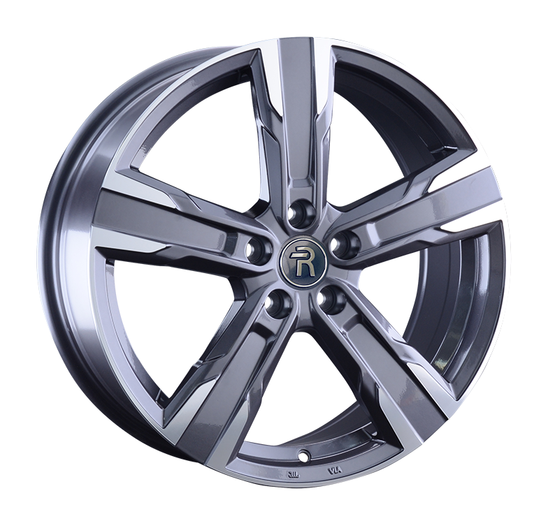 Replay V56 7.5x17/5x108 D63.3 ET55 Насыщенный темно-серый полностью полированный