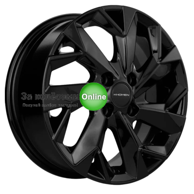 Khomen Wheels KHW1508 (Lada Granta) 6x15/4x98 ET35 D58,6 Black