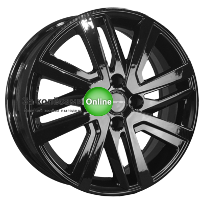 Khomen Wheels KHW1609 (Rio II/Solaris II) 6x16/4x100 ET46 D54,1 Black