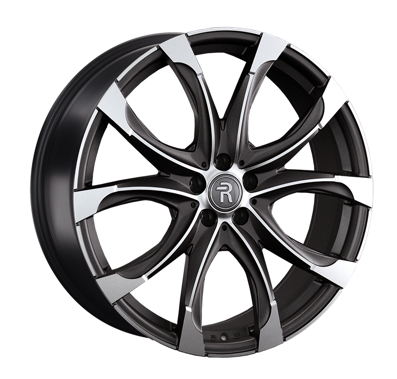 Replay TY73 9.5x22/5x150 D110.1 ET45 Темно-серый матовый .частично полированный