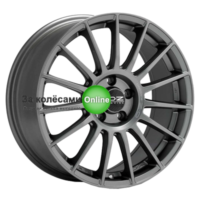 Oz Superturismo LM 9,5x19/5x112 ET21 D66,46 Matt Graphite + Silver Lettering