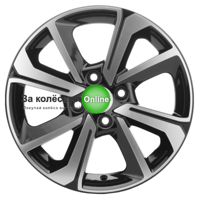 Khomen Wheels KHW1501 (Cobalt) 6x15/4x100 ET39 D56,6 Black-FP