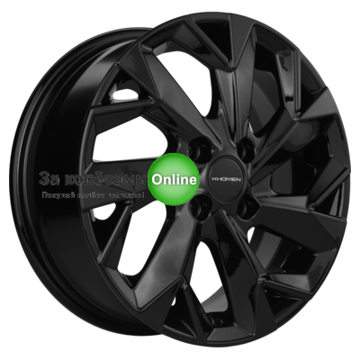 Khomen Wheels KHW1508 (Nexia) 6x15/4x100 ET45 D56,6 Black