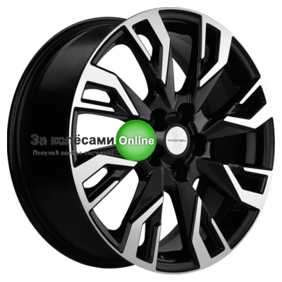 Khomen Wheels KHW1809 (Dargo/Jolion) 7x18/5x114,3 ET37 D66,5 Black-FP