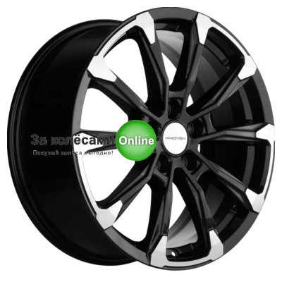 Khomen Wheels KHW1808 (Kodiaq/Tiguan) 7,5x18/5x112 ET43 D57,1 Black-FP