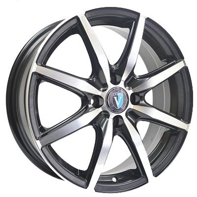 Venti 1515 6x15/4x100 D54.1 ET48 Глянцевый черный с полированной лицевой частью