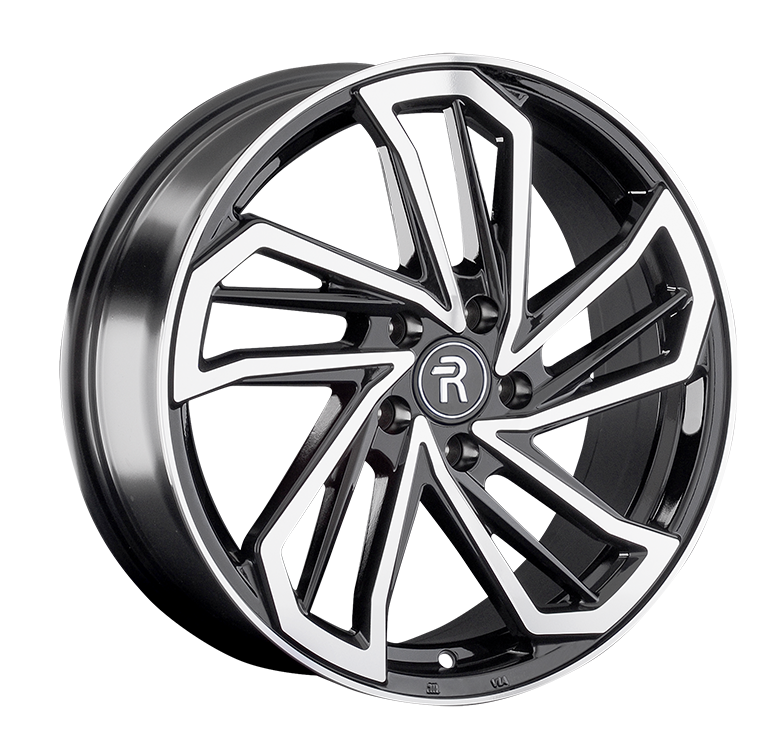 Replay TY252 7.5x18/5x114.3 D60.1 ET45 Чёрный глянцевый с полированной лицевой частью