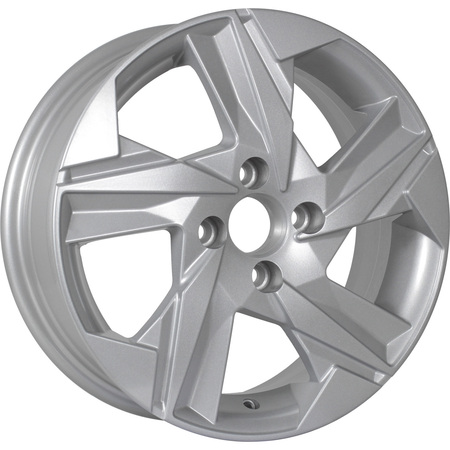 KDW KD1520 6x15/4x100 D54.1 ET46 Глянцевый серебристый