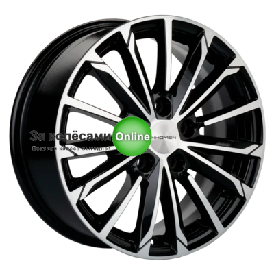 Khomen Wheels KHW1611 (Changan CS35) 6,5x16/5x110 ET46 D63,3 Black-FP