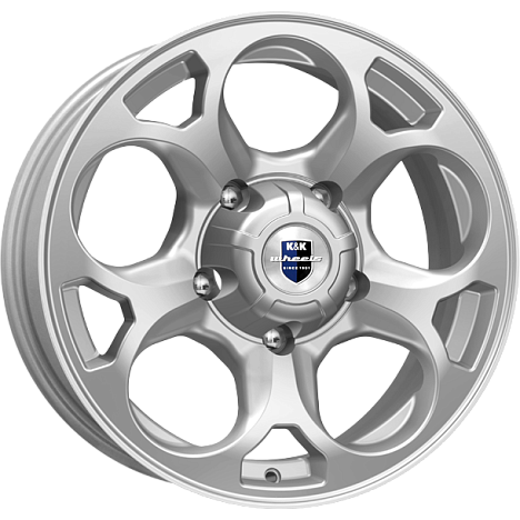 K&K Линкс 7x16/5x139.7 D108.5 ET35 Серебристый