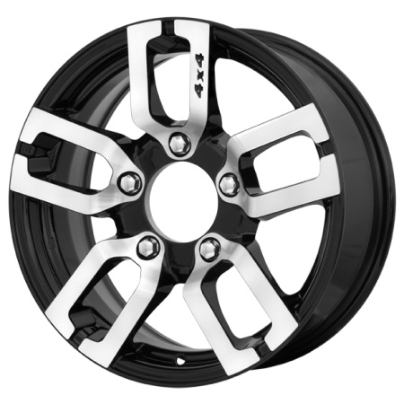 iFree Офф-лайн 6.5x16/5x139.7 D98 ET40 Чёрный глянцевый с полированной лицевой частью