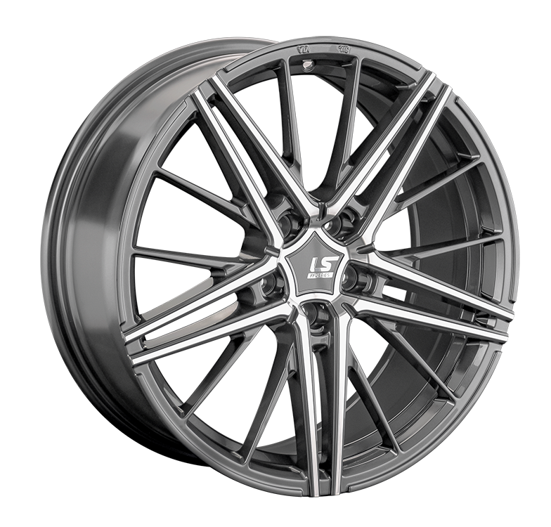LS RC76 8x18/5x108 D63.4 ET45 Насыщенный темно-серый полностью полированный