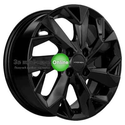 Khomen Wheels KHW1508 (Logan/Sandero) 6x15/4x100 ET40 D60,1 Black