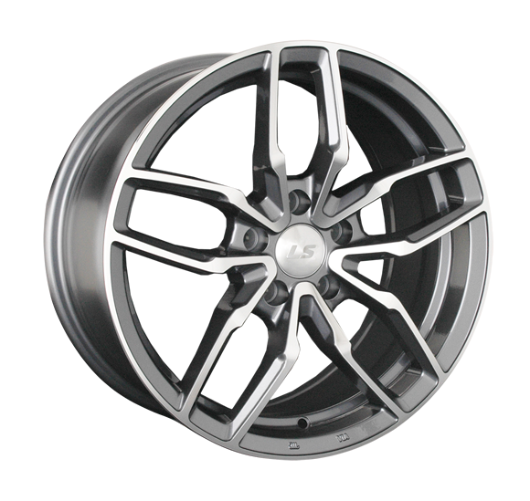 LS790 7.5x17/5x114.3 D73.1 ET40 Насыщенный темно-серый полностью полированный