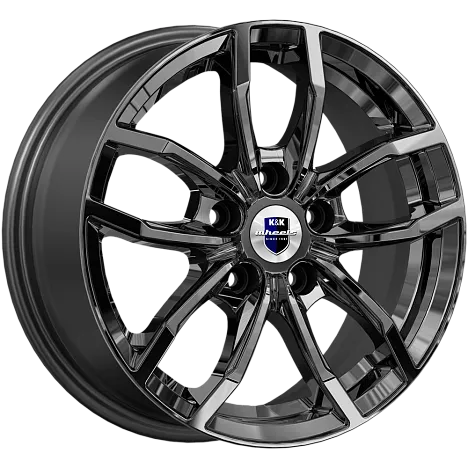 K&K Фрост 6.5x15/5x108 D63.35 ET50 Насыщенный темно-серый полностью полированный