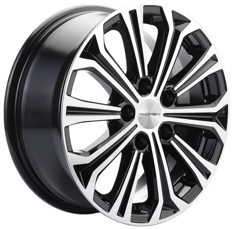 Khomen Wheels KHW1610 6.5x16/5x115 D70.1 ET41 Black-FP