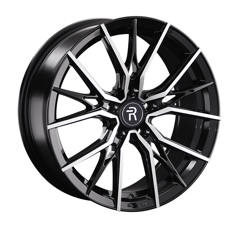 Replay A262 7.5x17/5x112 D66.6 ET38 Чёрный глянцевый с полированной лицевой частью