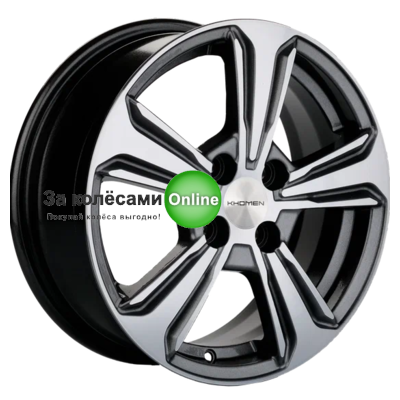 Khomen Wheels KHW1502 (Rio/Solaris) 6x15/4x100 ET46 D54,1 G-Silver-FP