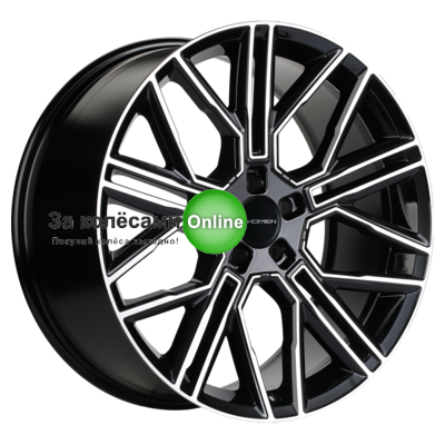 Khomen Wheels KHW2101 (E-tron) 9,5x21/5x112 ET36 D66,6 Black-FP