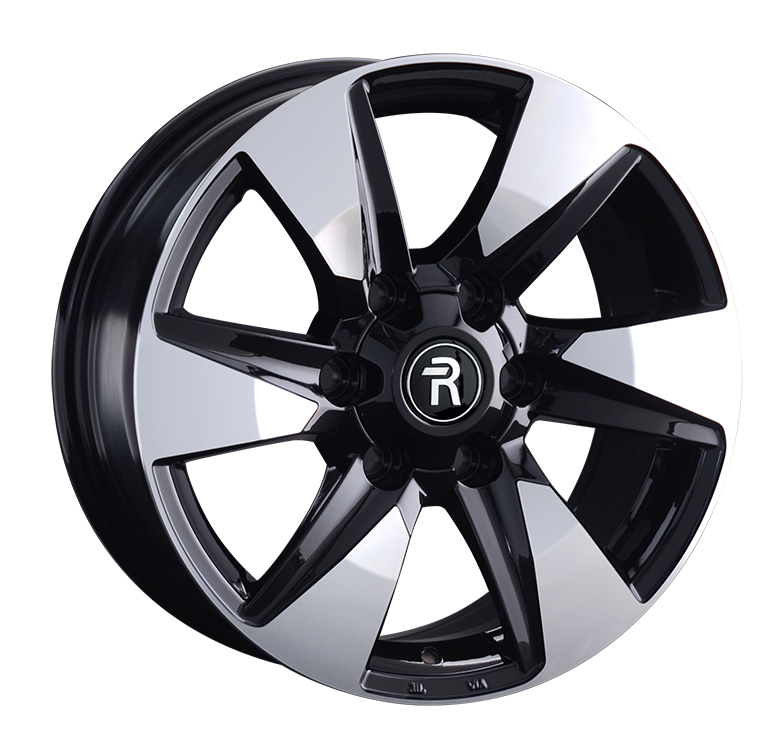 Replay TY311 7.5x17/6x139.7 D106.1 ET25 Чёрный полностью полированный