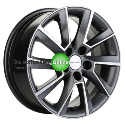 Khomen Wheels KHW1507 (Aveo) 6x15/5x105 ET39 D56,6 Gray-FP