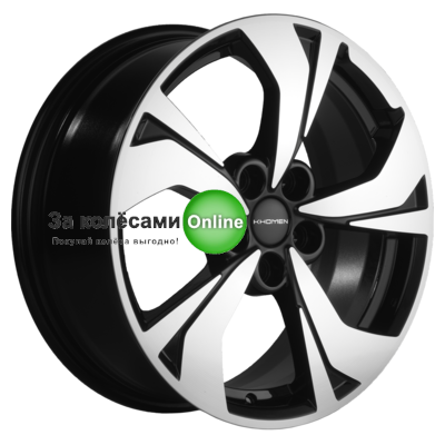 Khomen Wheels KHW1724 (Exeed LX) 7x17/5x108 ET33 D60,1 Black-FP