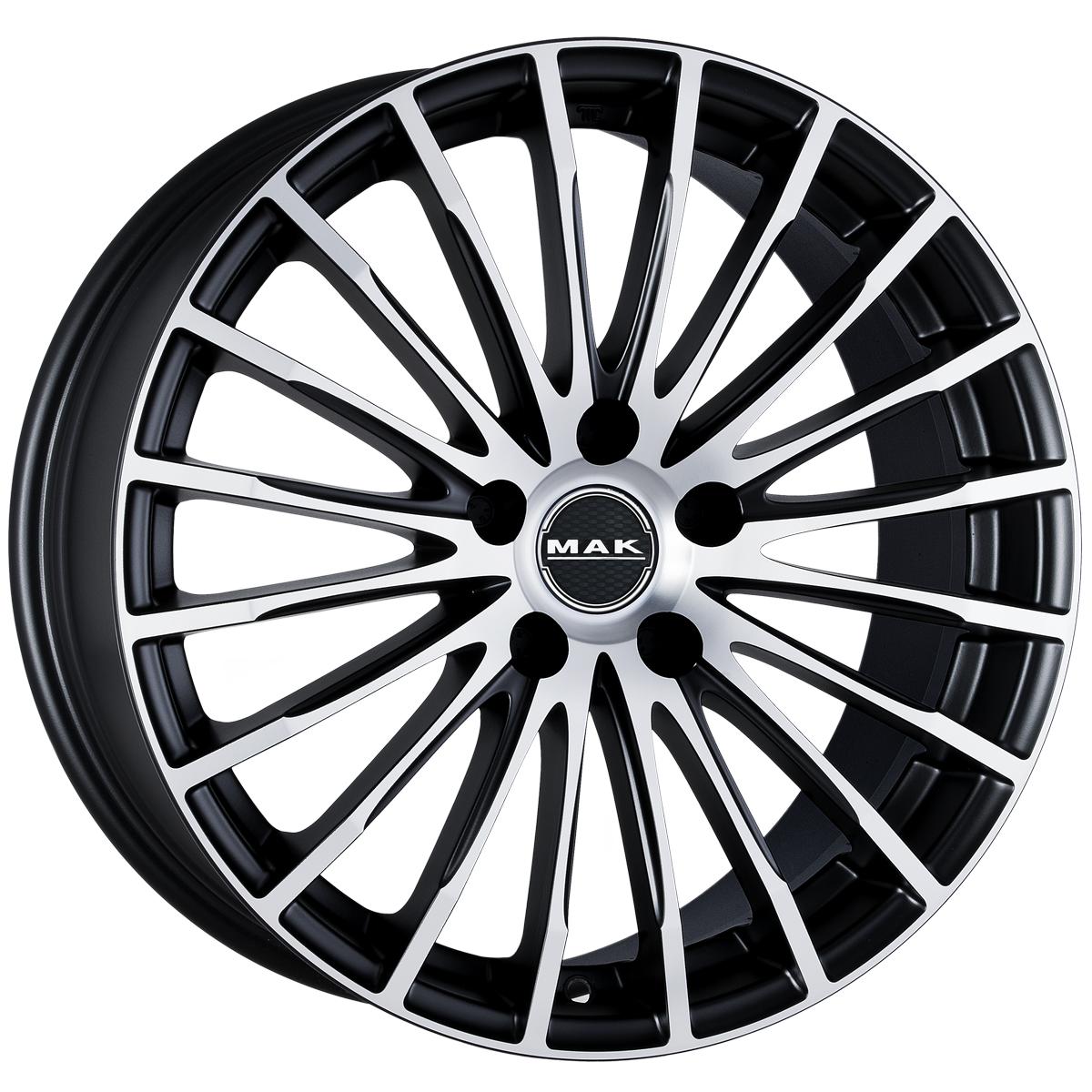 Mak Fatale 7.5x17/5x108 D72 ET45 Ice Black