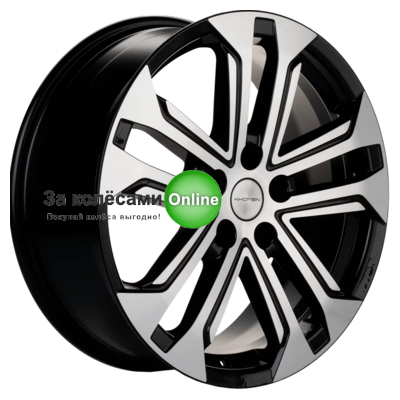 Khomen Wheels KHW1803 (Coolray) 7x18/5x114,3 ET50 D54,1 Black-FP