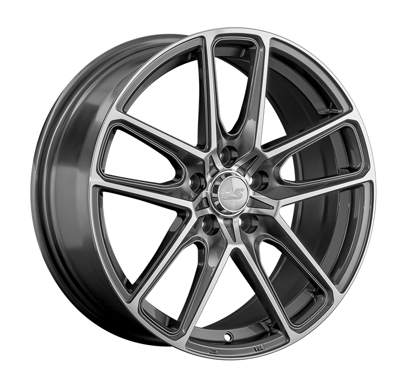 LS 1360 7.5x17/5x108 D63.3 ET50 Насыщенный темно-серый полностью полированный