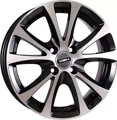 Neo 509 6x15/4x108 D63.4 ET50 Глянцевый черный с полированной лицевой частью