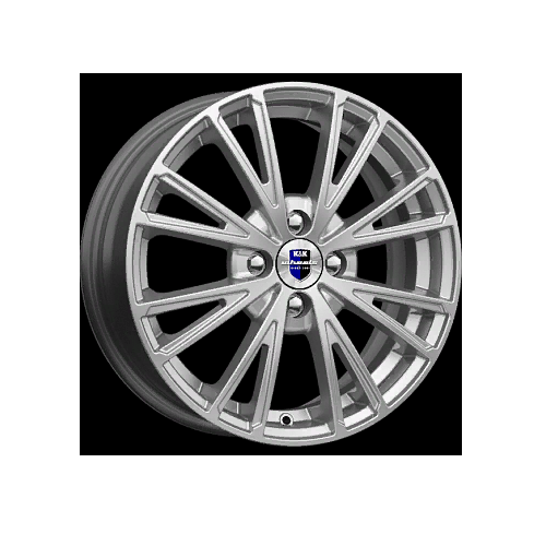 K&K Меандр 6x15/4x100 D67.1 ET35 Глянцевый серебристый