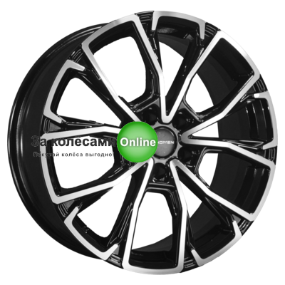 Khomen Wheels KHW1907 (Nissan X-Trail) 7,5x19/5x114,3 ET45 D66,1 Black-FP