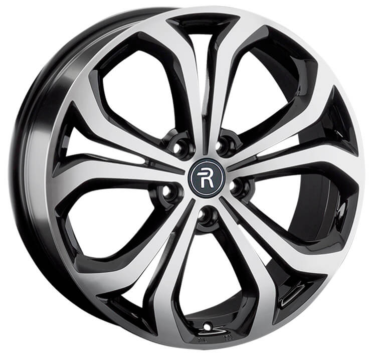 Replay CHG19 7.5x19/5x114.3 D60.1 ET35 Чёрный глянцевый с полированной лицевой частью