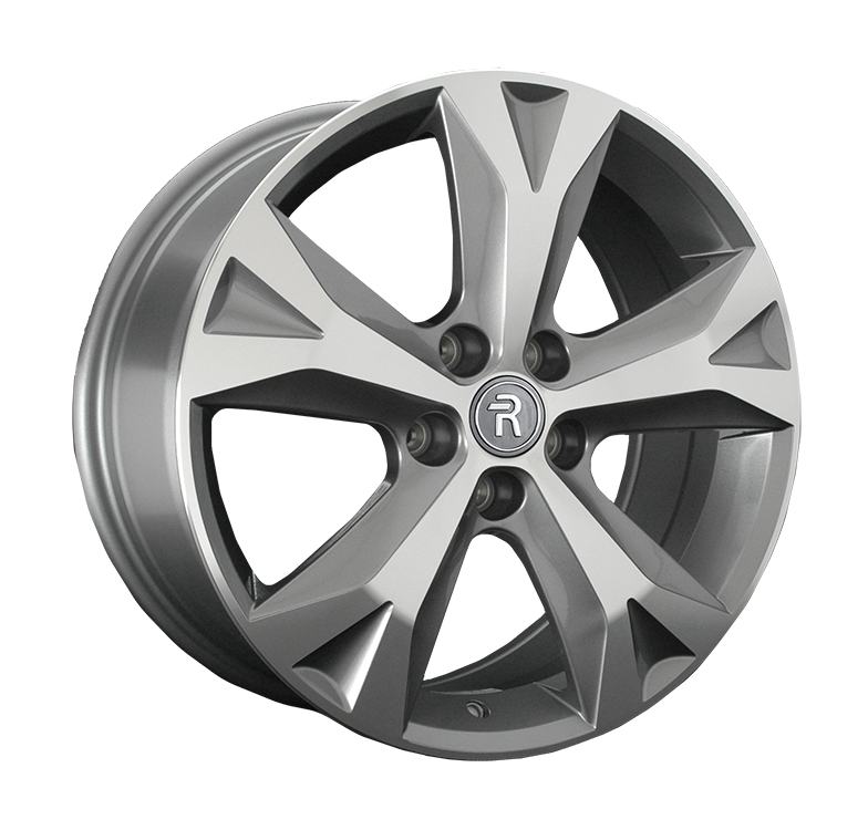 Replay TY214 7.5x18/5x114.3 D60.1 ET45 Насыщенный темно-серый полностью полированный