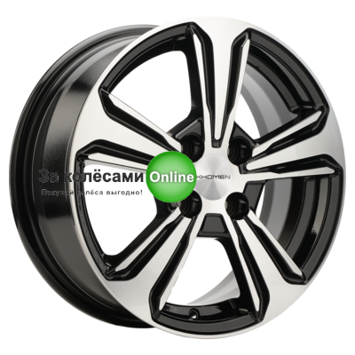 Khomen Wheels KHW1502 (Nexia) 6x15/4x100 ET45 D56,6 Black-FP