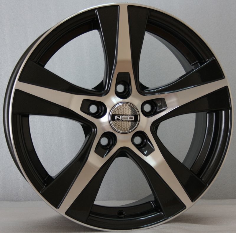 Neo 743 7x17/5x108 D60.1 ET31 Темное серебро с алмазной проточкой