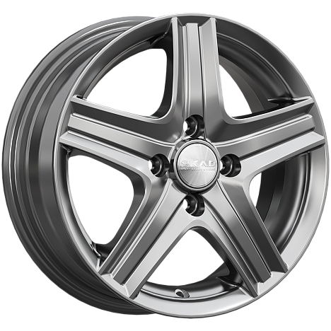 Скад Магнум 5.5x14/4x100 D67.1 ET38 Темно-серый цвет с перламутровыми оттенками