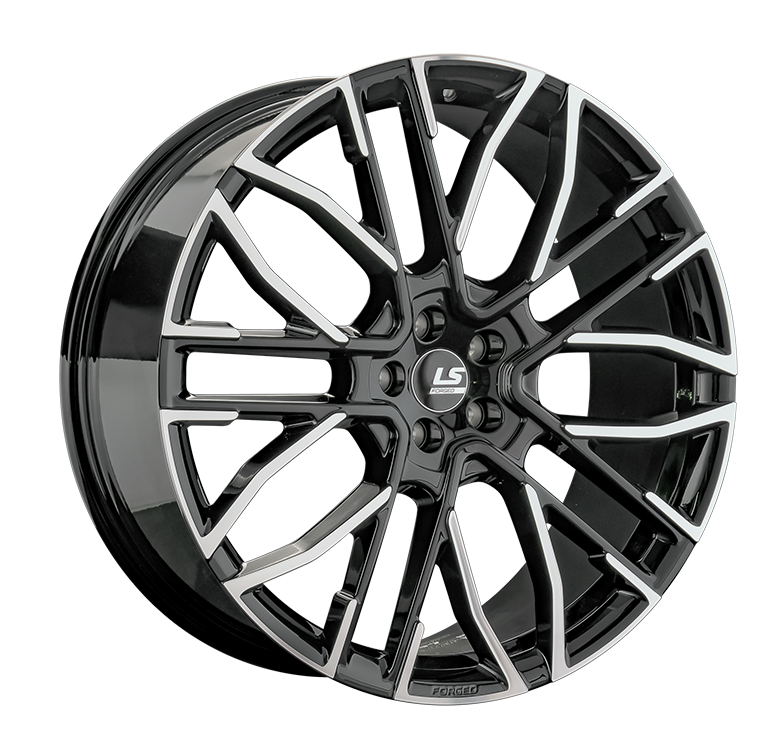 LS Forged LS FG37 9.5x22/5x108 D63.3 ET48 Чёрный полностью полированный