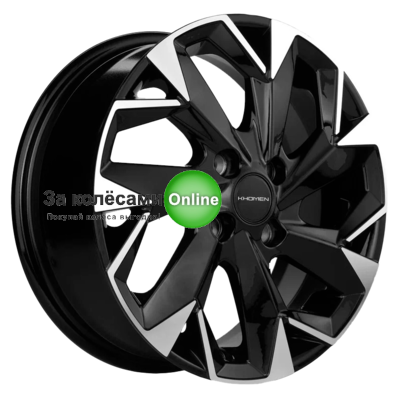 Khomen Wheels KHW1508 (Nexia) 6x15/4x100 ET45 D56,6 Black-FP