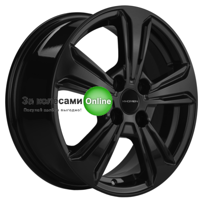 Khomen Wheels KHW1502 (Nexia) 6x15/4x100 ET45 D56,6 Black