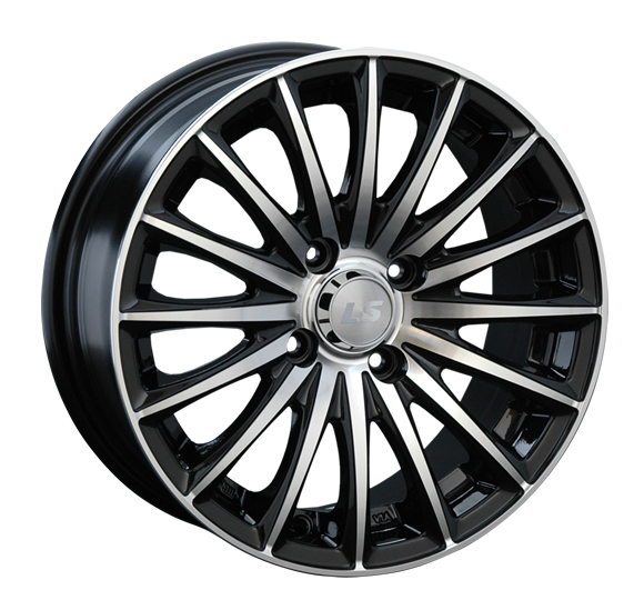 LS804 6x14/5x100 D57.1 ET35 Чёрный полностью полированный